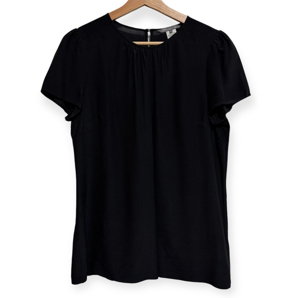 Pippa Pleated 100% Silk Blouse